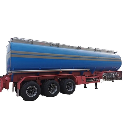 CIMC Q370R 13150*2500*4100mm 1 কম্পার্টমেন্ট 15000kgs Tare ওজন 10 পিসি পাতা স্প্রিং 45CBM 3 অক্ষ এলএনজি পরিবহন ট্যাংক আধা ট্রেলার