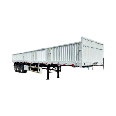 CIMC 30- 80tons 3axles multifunction fence semi trailer পরিবহন প্রাণী খাদ্য শস্য এবং অন্যান্য বাল্ক fencing ট্রাক
