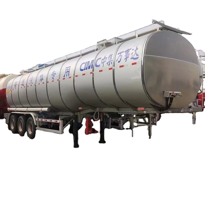 সিআইএমসি 3 অক্ষ লোহা S30408 11450*2500*3900mm মোট ভর 40T বাঁধ ভর 8200 ব্যবহার EHA থালা শেষ 4.5mm বেধ সাধারণ তরল ট্যাংক