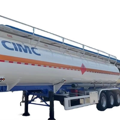 সিআইএমসি 3 অক্ষ 8000L/5500L/7000L/7500L পেট্রল এবং ডিজেল 4 কম্পার্টমেন্ট ডিজাইন 28 KL স্টিল জ্বালানী হাইড্রোলিক ট্যাঙ্ক ট্রেলার