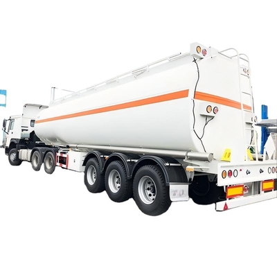 সিআইএমসি 3 অক্ষ 30000L/40000L/50000L /60000L কার্বন / স্টেইনলেস স্টীল তেল / জ্বালানী / ডিজেল / পেট্রল / জল / দুধ ট্যাঙ্কার ট্রাক সেমি ট্রেলার