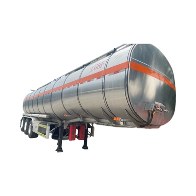 3axle অ্যালুমিনিয়াম খাদ জ্বালানী ট্যাংক সেমি ট্রেলার নতুন তেল ট্যাঙ্ক ট্রাক ট্রেলার