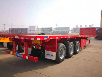 ব্যবহৃত 3AXLES সমতল বিছানা আধা ট্রেলার