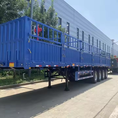 বেড়া আধা ট্রেলার বেড়া 1.6M 1.8M 2M 2.2M পশু পরিবহন আধা ট্রেলার স্ট্যাক বেড়া আধা ট্রেলার
