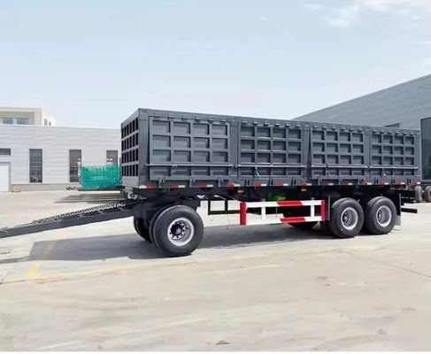 500mm Q345 কার্বন স্টীল ড্রয়ার বার পার্শ্ব প্রাচীর পূর্ণ ট্রেলার 40-100 টন লোড ক্ষমতা জন্য