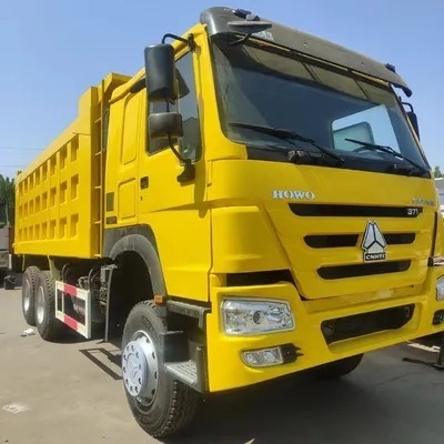 মোট যানবাহন ওজন 10-15T সিনোট্রাক HOWO 6X4 ডাম্প ট্রাক টিপার 371HP 360° রিয়ার ক্যামেরা